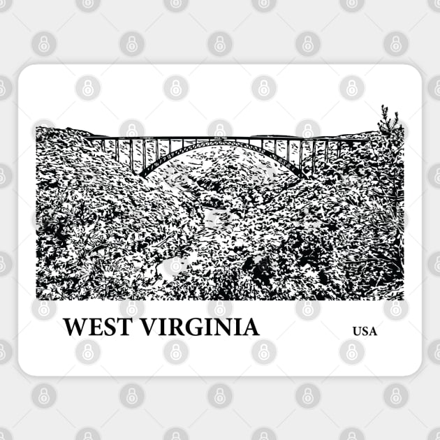 West Virginia USA Magnet by Lakeric